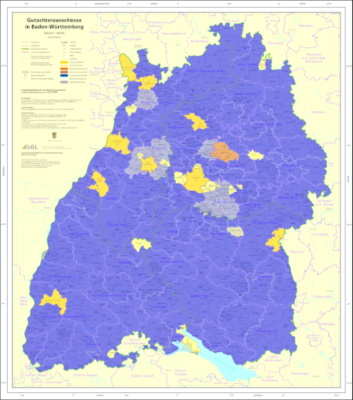 Gutachterausschüsse in Baden-Württemberg